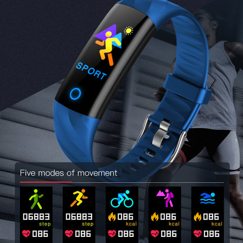 Image of Pulseira Inteligente Freqüência Cardíaca À Prova D'água - FRETE GRÁTIS.